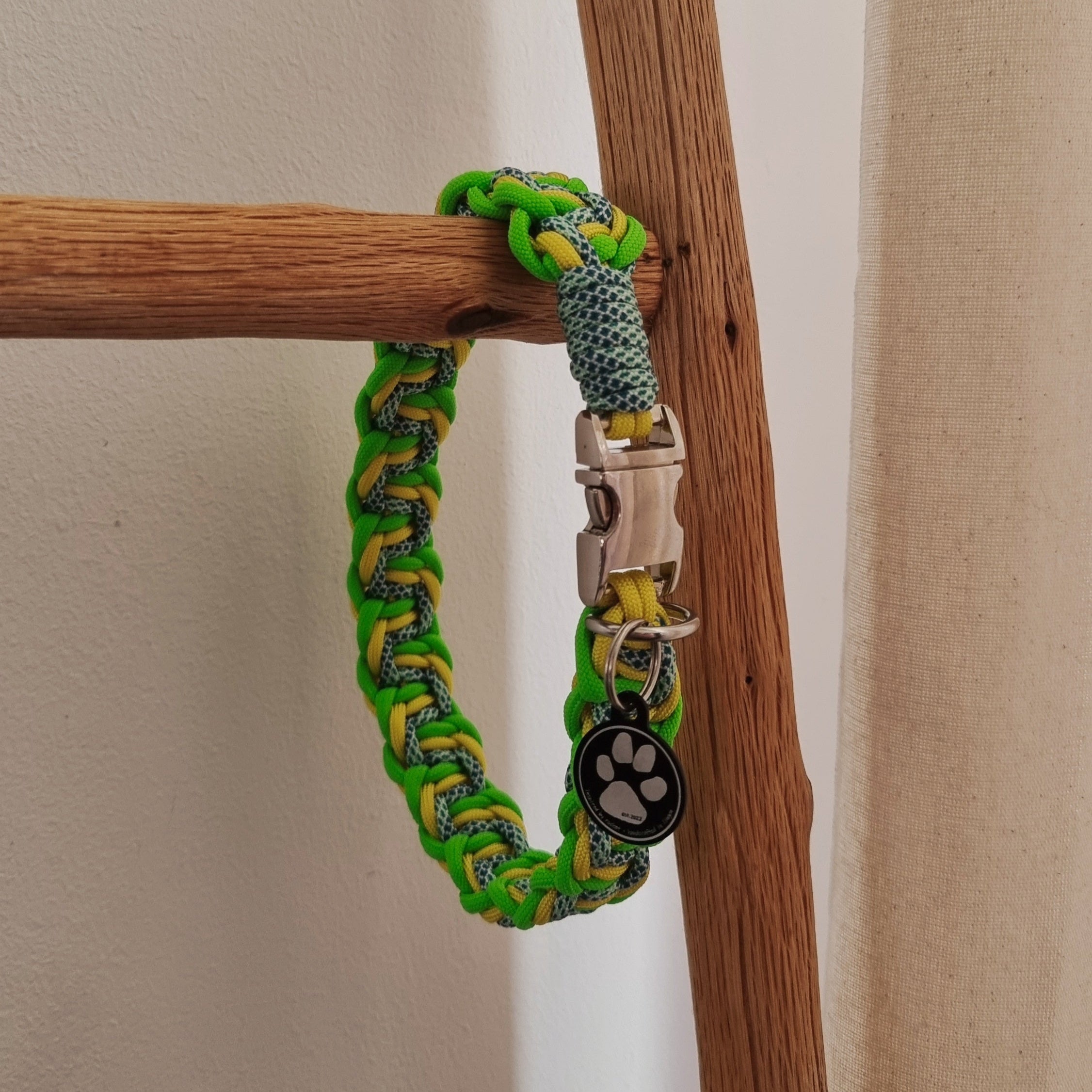Halsband NALA Grün/Gelb