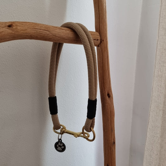 Halsband Gringo 10mm beige