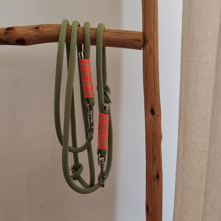 Hundeleine Lotte 9mm guacamole