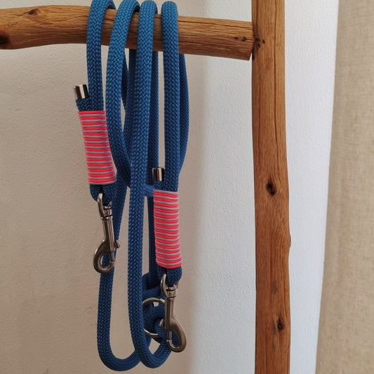 Hundeleine Lotte 10mm blau