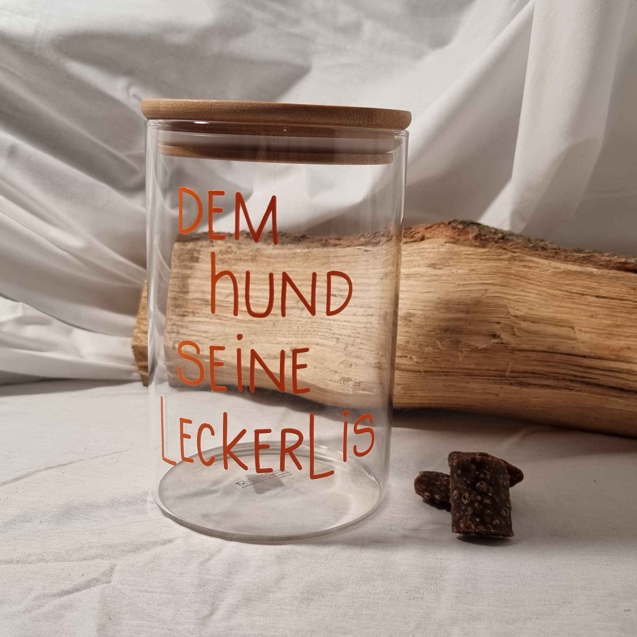 Leckerli Glas - Dem Hund seine Leckerlis