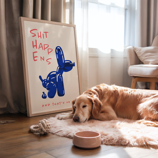 Poster „Shit happens“